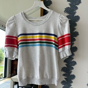 Anthropologie T. La Vitte puff sleeve sweatshirt (small)